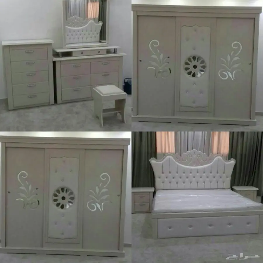 غرف نوم وطني جديدة - ألوان متنوعة وتركيب احترافي!