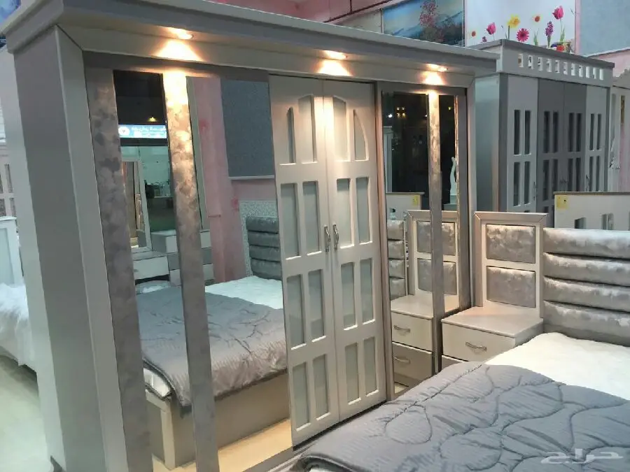 غرف نوم وطني جديده ألوان مختلفه جاهزه وتفصيل  (image 19)