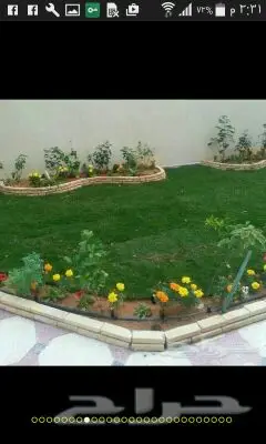 تنسيق حدائق تركيب جميع أنواع التيل  (image 9)