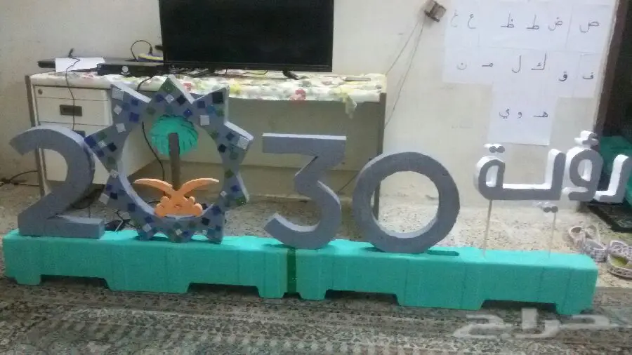 تصميم وتنفيذ مجسمات ولوحات فوم وفلين بالرياض طلاب ومدارس وجامعات وغيره بأسعار مناسبة  (image 33)