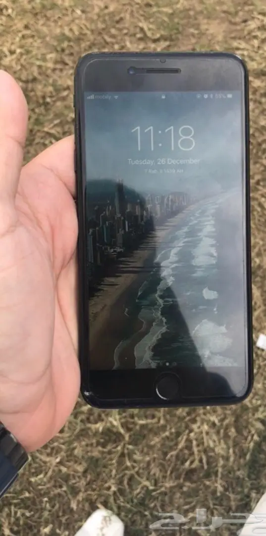 ايفون 7 بلس 128 جيجا اسود مطفي
