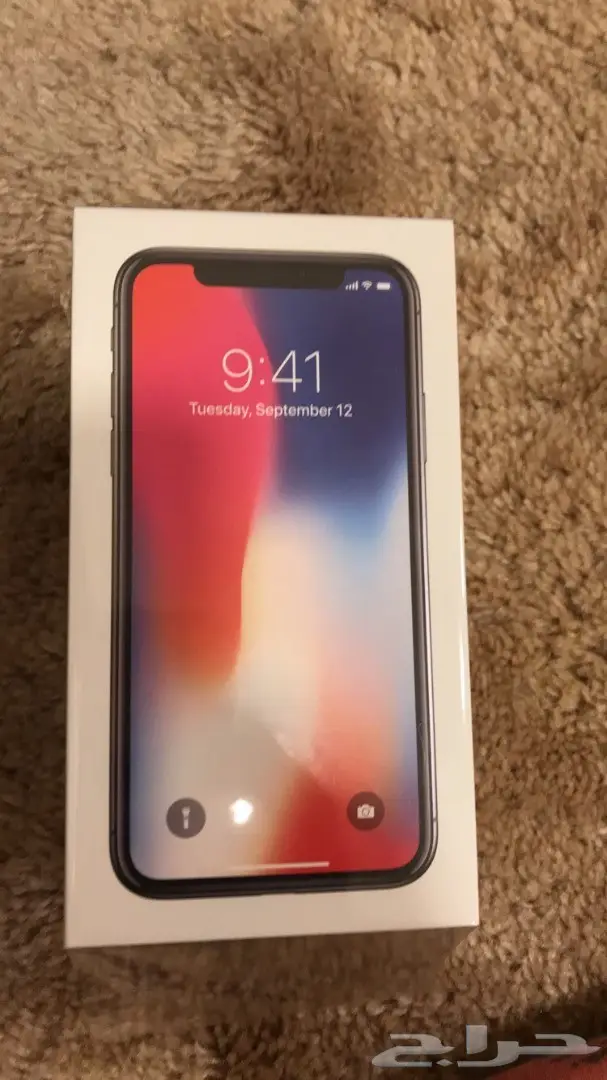 للبيع ايفون x رمادي 256