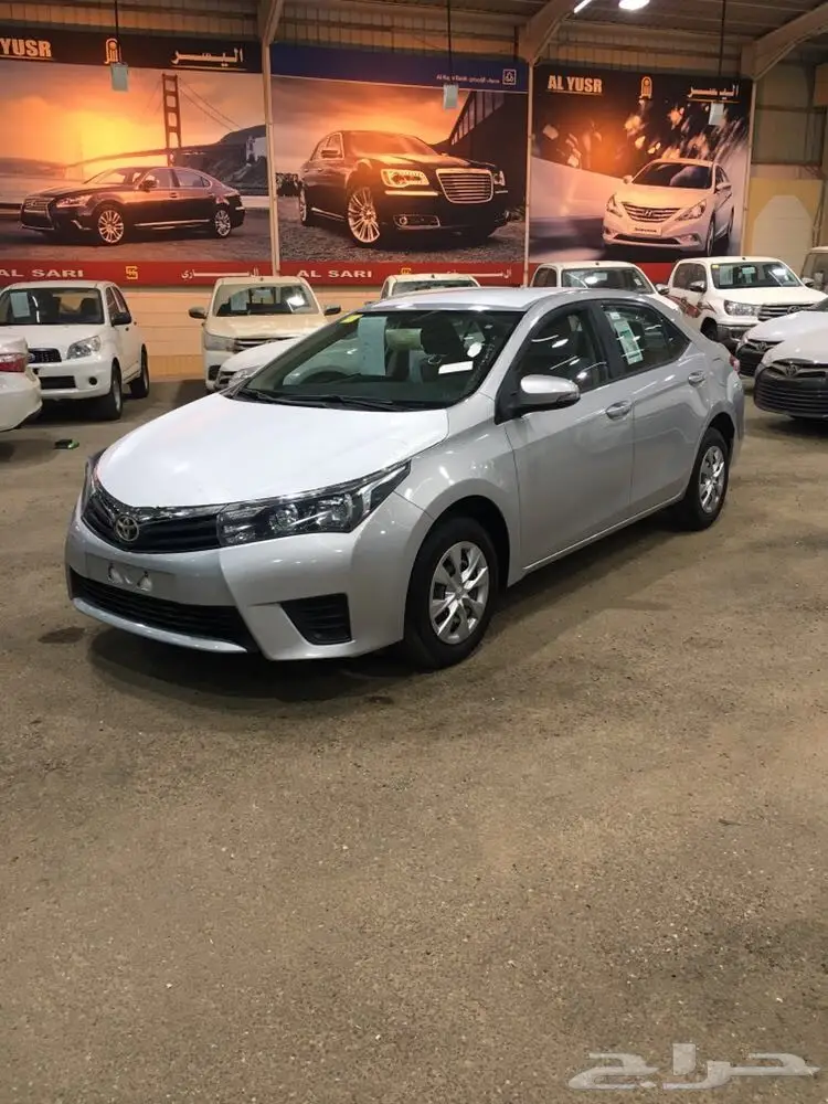 كورولا سياحي فضي وبحري سعودي2016 (image 2)