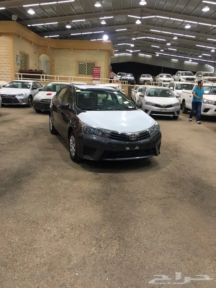 كورولا سياحي فضي وبحري سعودي2016 (image 9)