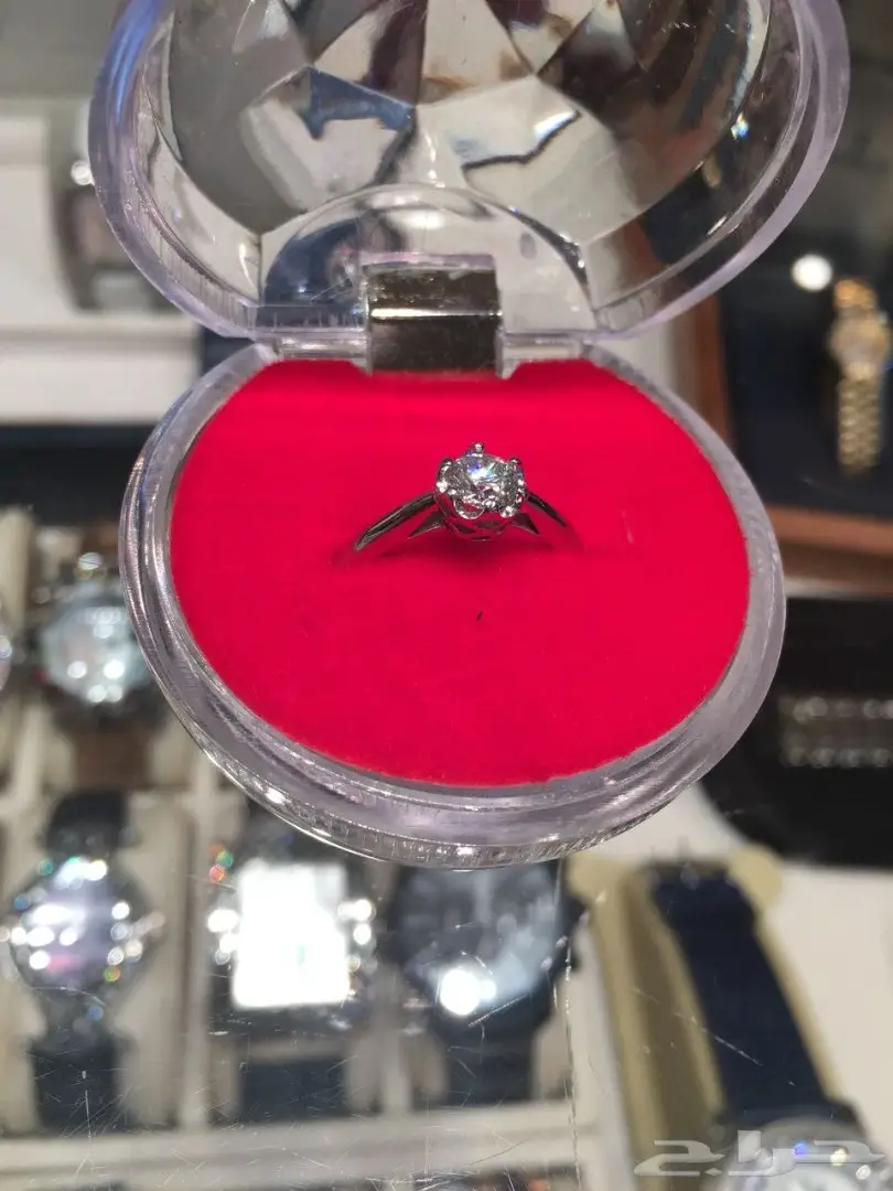 خاتم الماس جديد للبيع  (image 1)