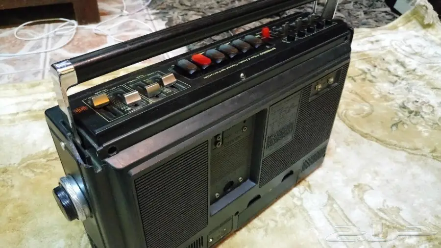 مسجل وراديو سانيو قديم صنع في اليابان 1980 (image 5)