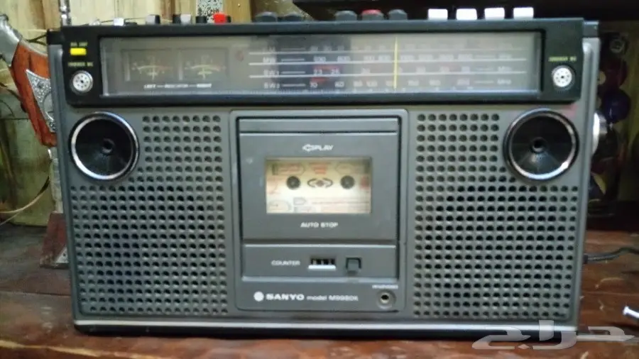 مسجل وراديو سانيو قديم صنع في اليابان 1980 (image 13)