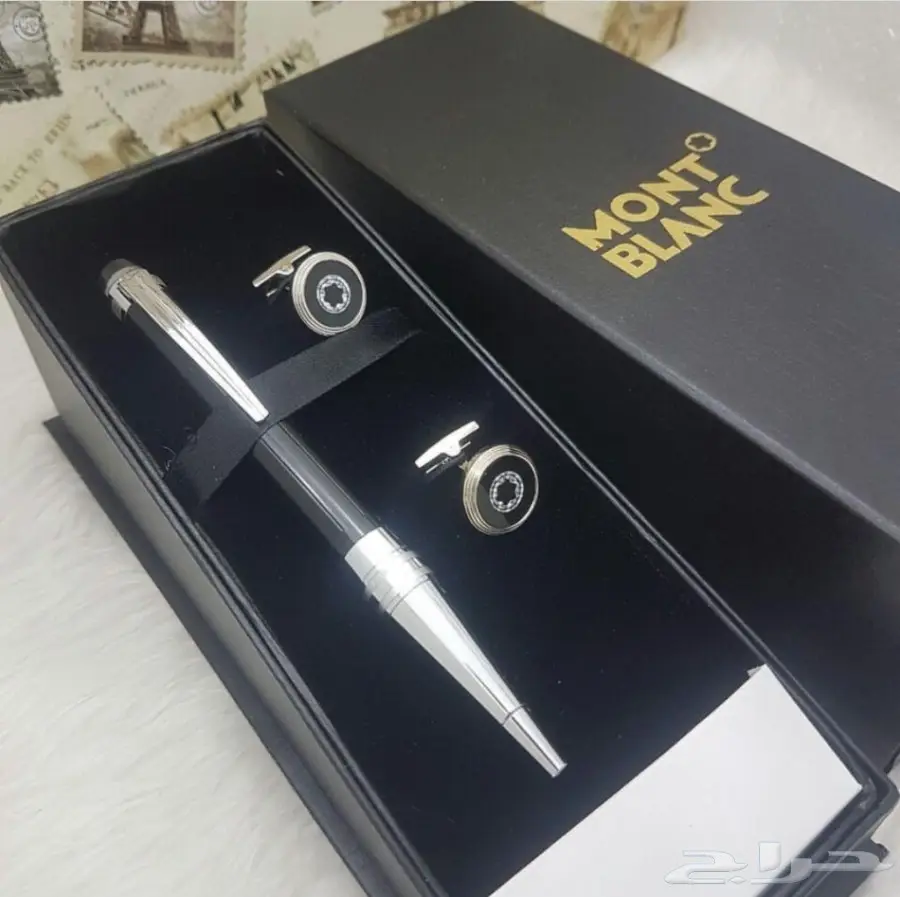 أطقم مميزة أقلام ماركات عالمية مع كبك  (image 7)