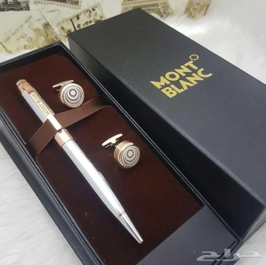 أطقم مميزة أقلام ماركات عالمية مع كبك  (image 9)