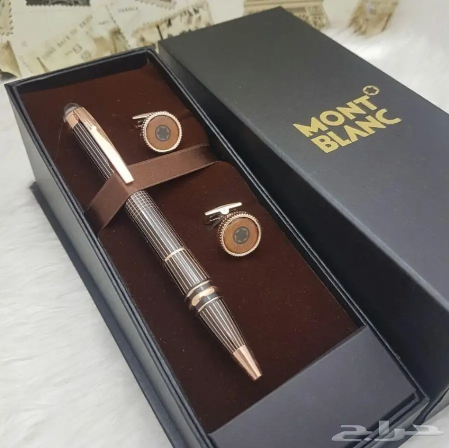 أطقم مميزة أقلام ماركات عالمية مع كبك  (image 14)