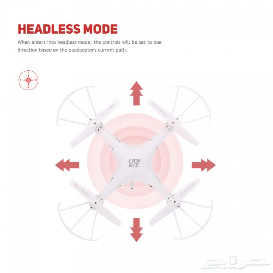 طائرة بكاميرا واي فاي مع بث مباشر وإقلاع وهبوط ذاتي مع ثبات عالي وثلاث سرعات تشتغل بريموت او تطبيق (image 4)