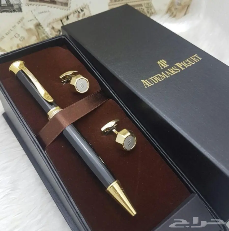 أطقم مميزة أقلام ماركات عالمية مع كبك  (image 26)