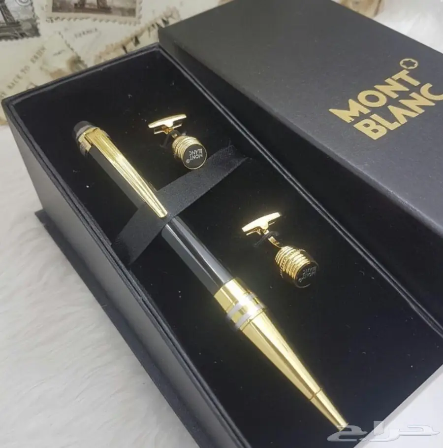 أطقم مميزة أقلام ماركات عالمية مع كبك  (image 2)