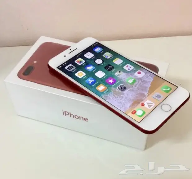 للبيع ايفون 7 بلس احمر  (image 2)