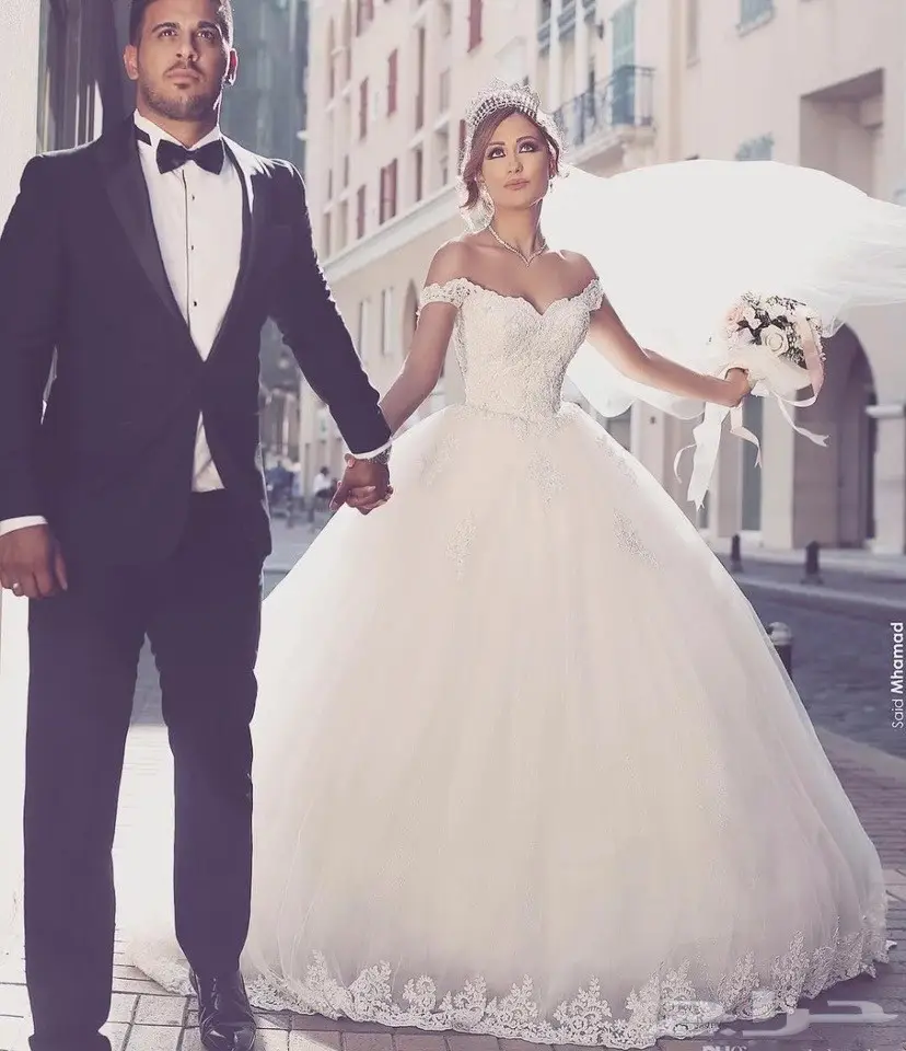 فستان زفاف فساتين عرايس اقل من 1000 ريال (image 1)