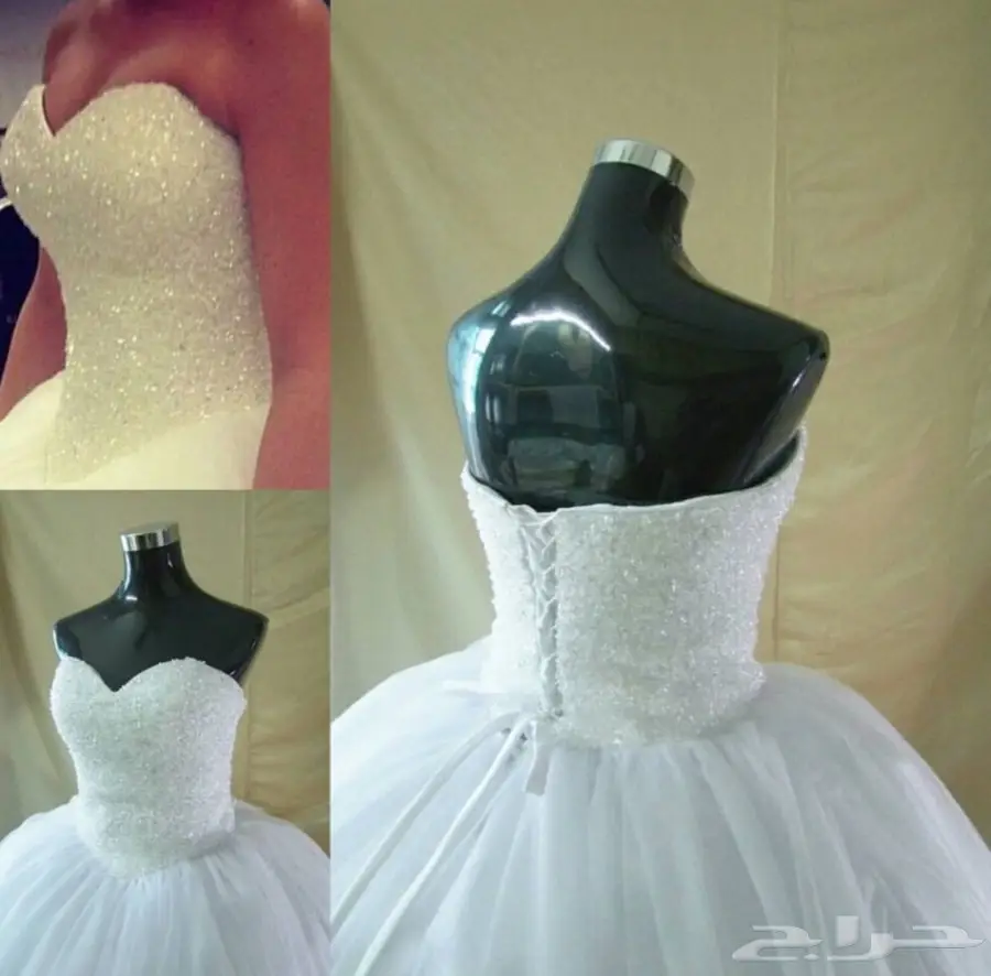 فستان زفاف فساتين عرايس اقل من 1000 ريال (image 8)