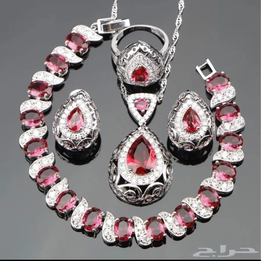 عروض لا تفوتك! أطقم فضة 925 مرصعة بأحجار الزركون (image 4)