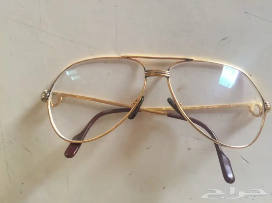 فريم نظاره  كارتير كلاسيك اصلي ذهبي (image 2)