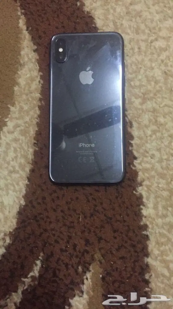 ايفون اكس 64 اسود من شهر تقريبا 