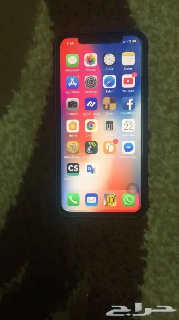 ايفون اكس 64 اسود من شهر تقريبا  (image 5)