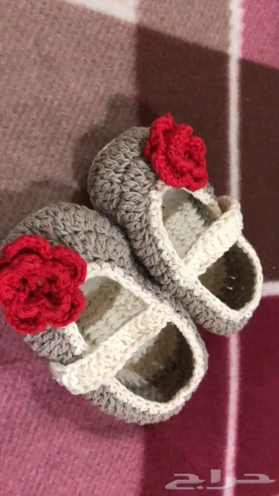 احذية مواليد خياطة يدوية