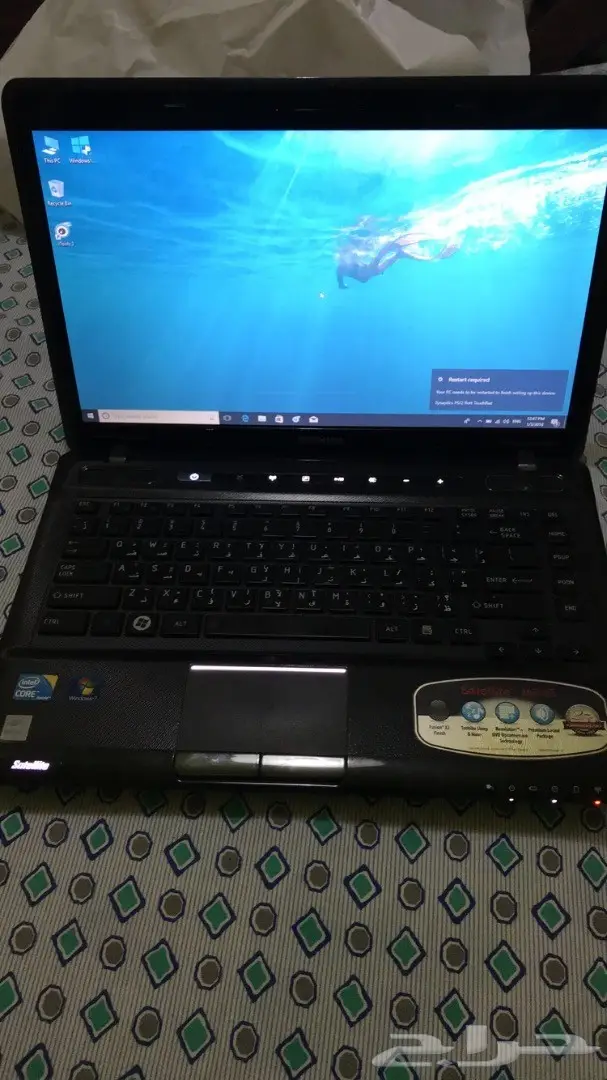 لابتوب توشيبا i3 - حالة ممتازة للبيع!