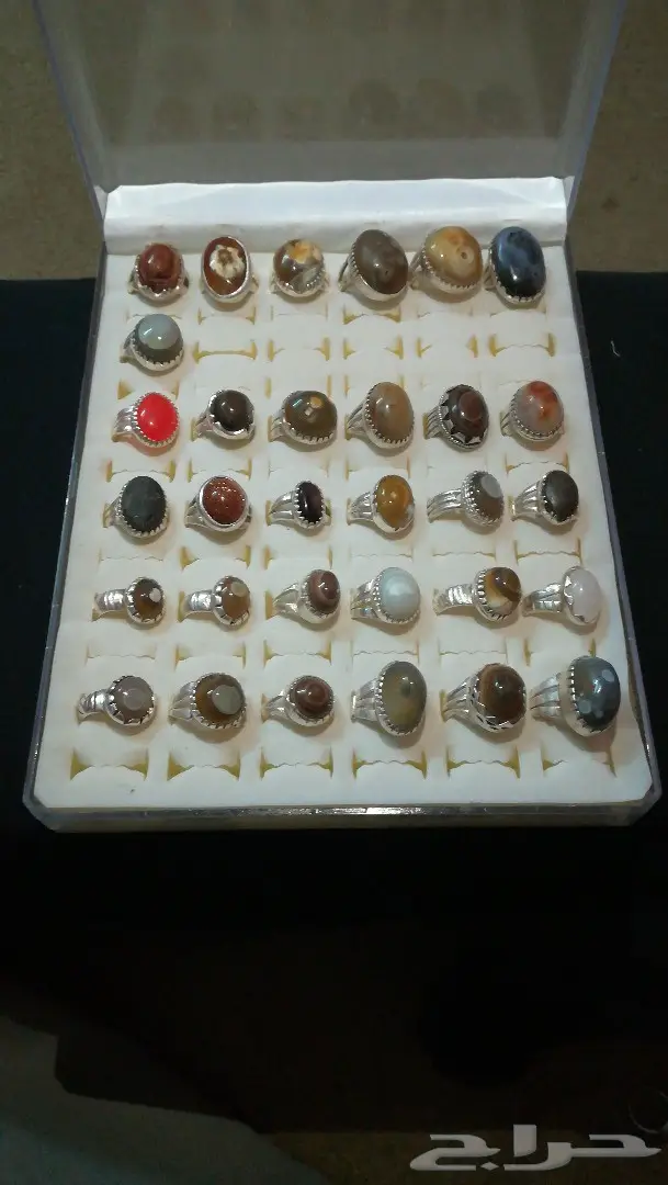 خواتم عقيق ب 100