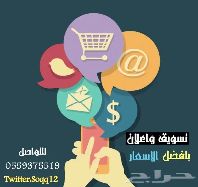 نشر وتسويق لاكثر من 150 الف شخص مع التوثيق