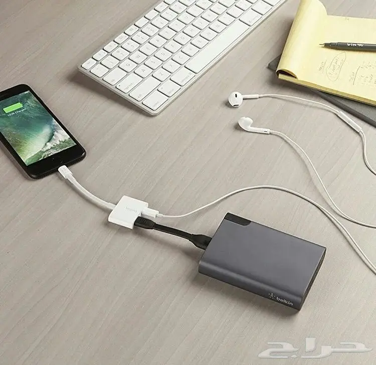 وصلة ايفون 7 لاستخدام السماعة والشاحن (image 1)