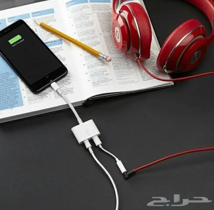وصلة ايفون 7 لاستخدام السماعة والشاحن (image 2)