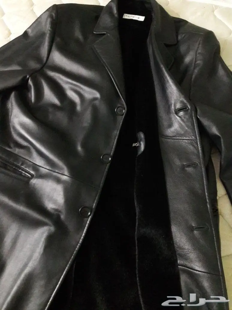 بالطو طويل فرنسي Guy laroche جلد خروف ناب (image 3)