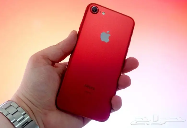 أيفون 6 احمر مرهم ل 7 احمر نضيف 64 مافي فرق