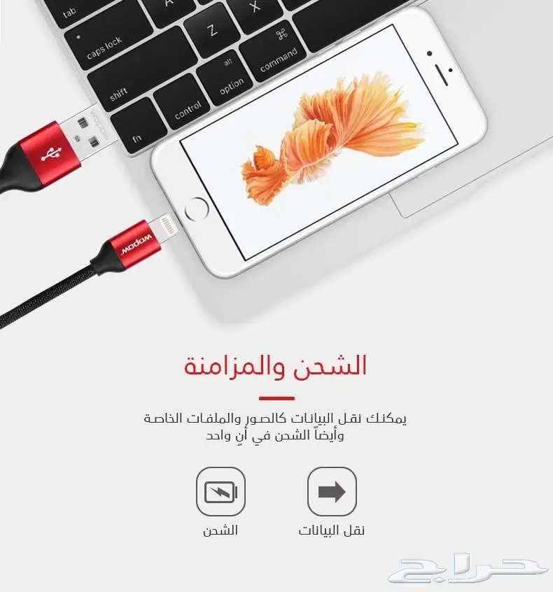 واير ايفون اصلي ضمان سنتين (image 7)