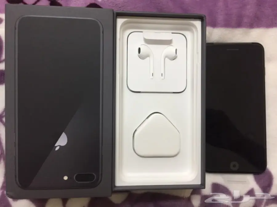 آيفون 8plus 256G  اللون Space Gray الأحساء (image 3)