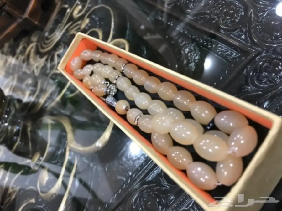 للبيع سبحة عقيق حجر اصلي  (image 1)