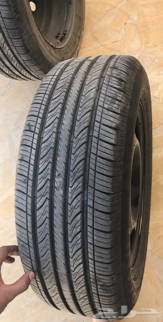 للبيع كفرات مع جنوطها مقاس 16 أخت الجديدة (image 1)