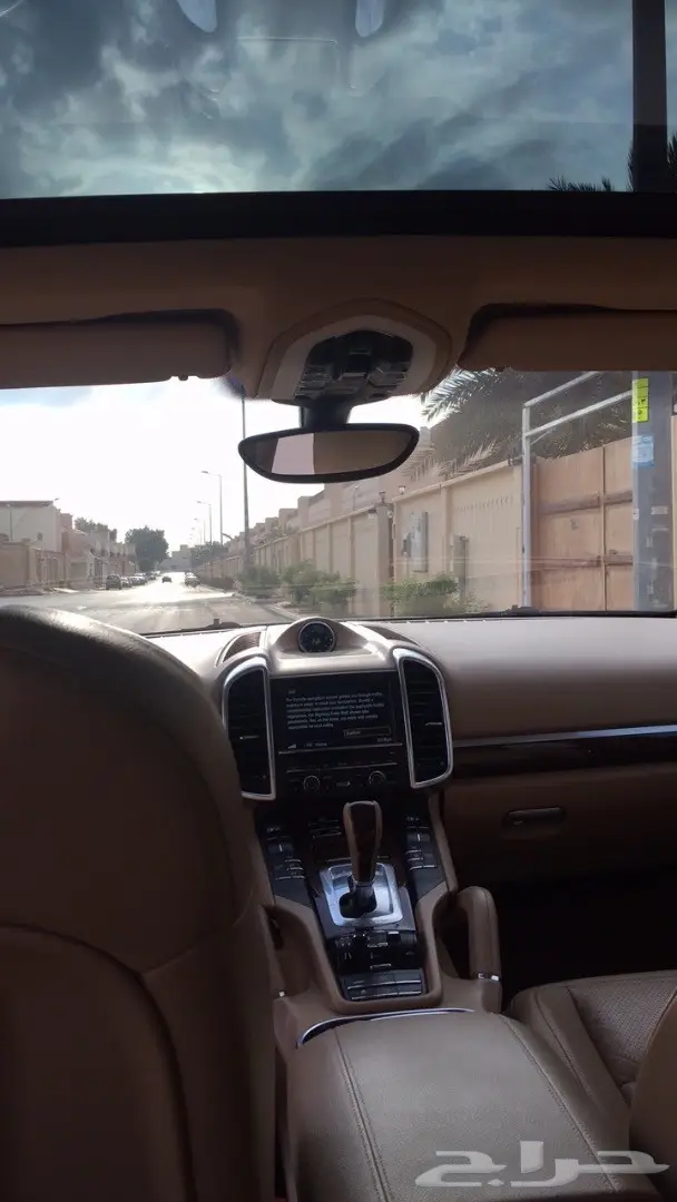 بورش كايين 2012 ابيض سماكو