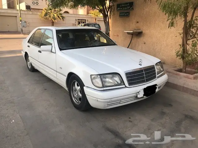 مرسيدس 98 ابيض للبيع خليجي 