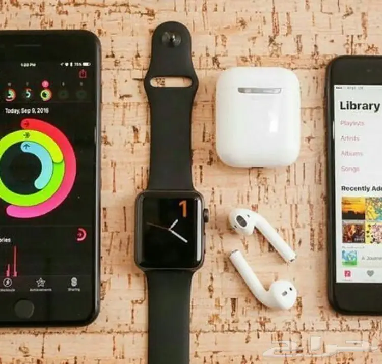 سماعات ابل ابير بودز airpods  (image 1)