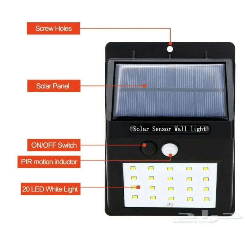 لمبه ليد بالطاقه الشمسيهSolar LED