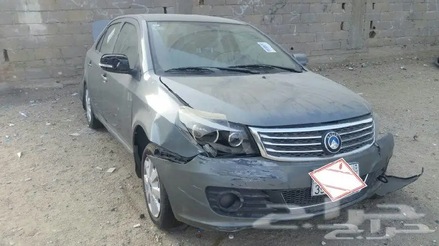 جيلي gc6 2015 مصدوم للبيع تشليح