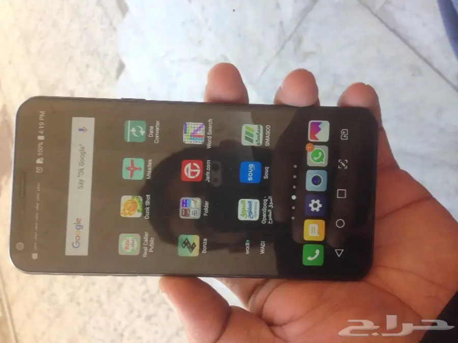 جوال الي Q6 اسود للبيع أو البدل بأيفون 5s 32