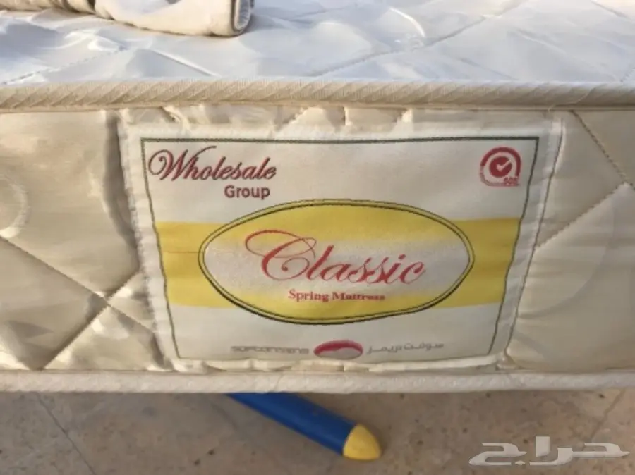 سرير حديدي قابل للطي مع المرتبه ( عدد 2 )