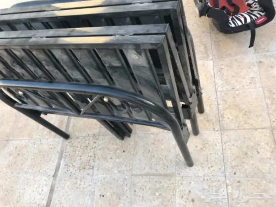 سرير حديدي قابل للطي مع المرتبه ( عدد 2 ) (image 3)