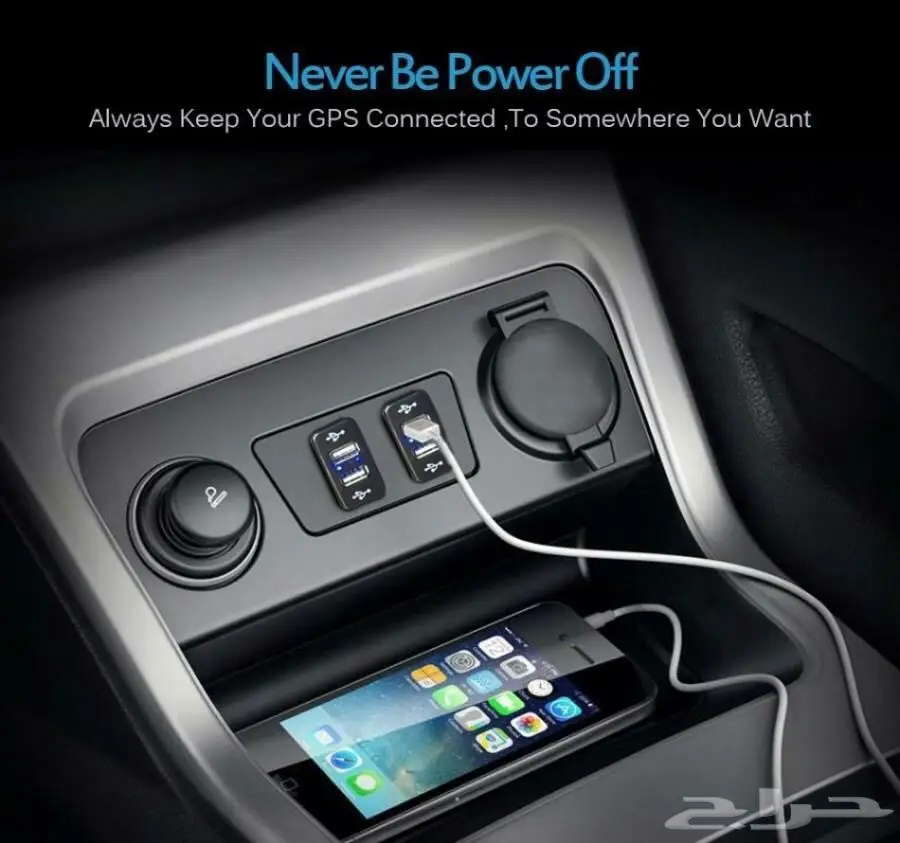 قطعة يواس بيUSB 2.1 A لجميع سيارات تويوتا (image 2)