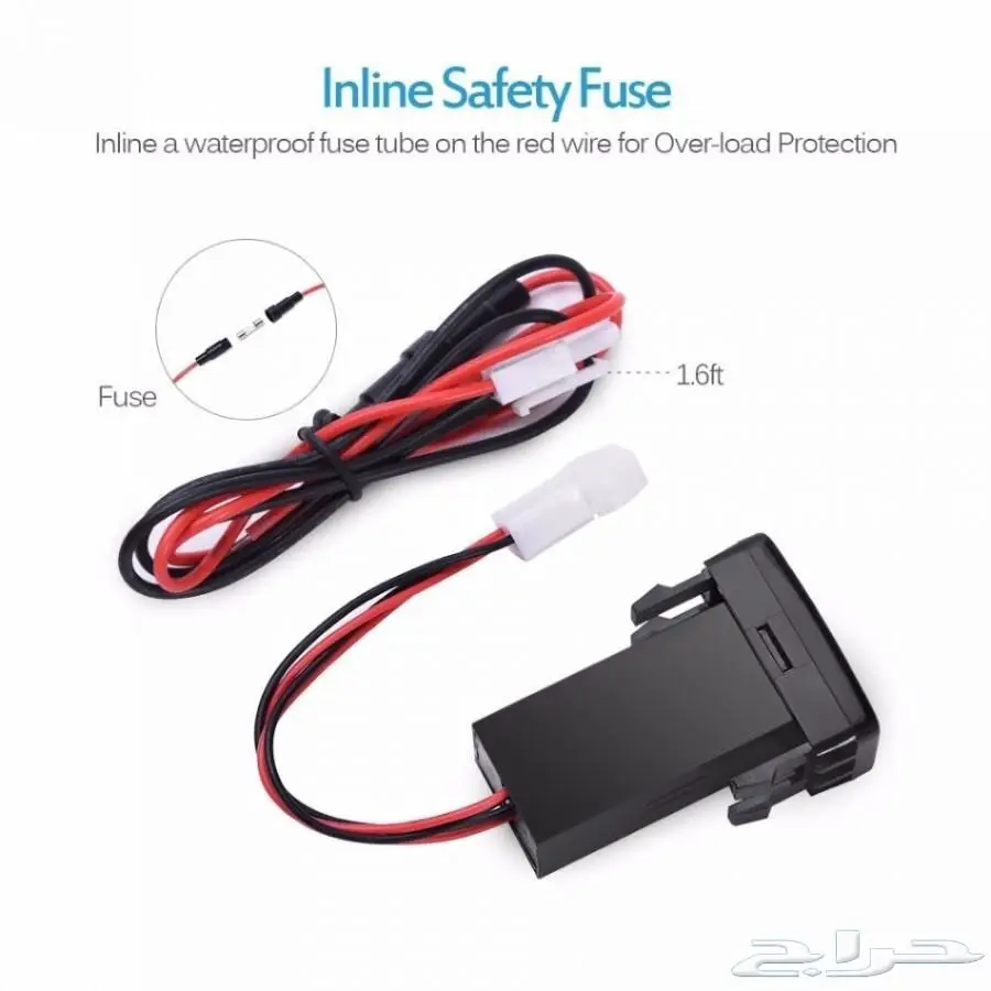 قطعة يواس بيUSB 2.1 A لجميع سيارات تويوتا (image 13)