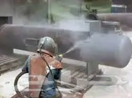 ازالة البوية القديمة والصدأ بالرش بالرمل (image 12)