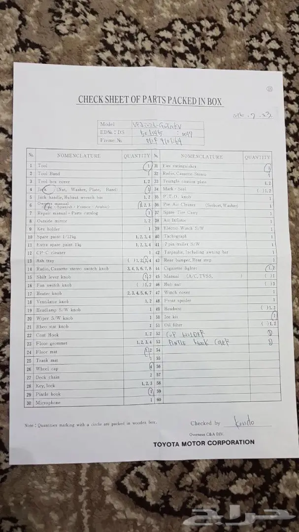 للبيع جي اكس ار فل كامل موديل 2015 خليجي  (image 10)