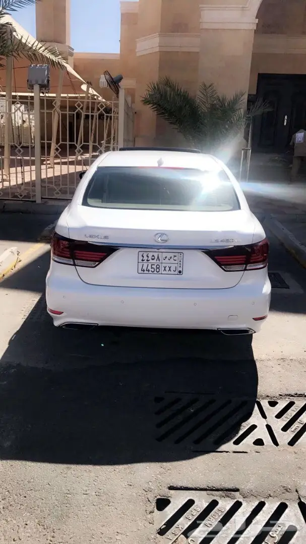 لكزس ال اس 460 أبيض موديل 2014 نظيف جدا (image 14)