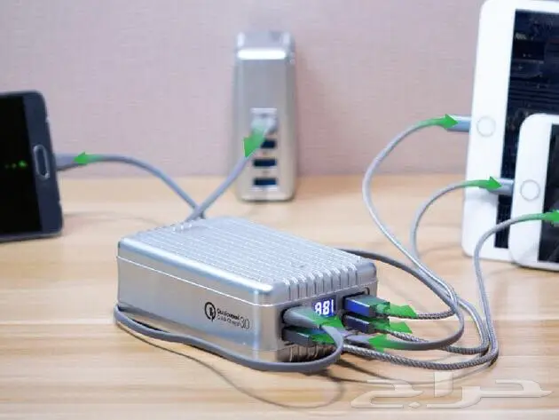 شواحن متنقلة اصلية  محل التميمي ضمان سنتين (image 8)